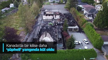 Kanada'da bir kilise daha "şüpheli" yangında kül oldu