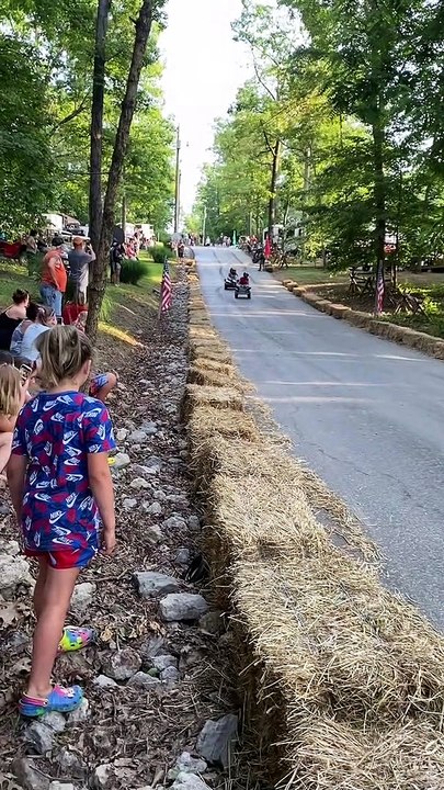 Toy Car Drivers Struggle to Steer Around Tight Corner