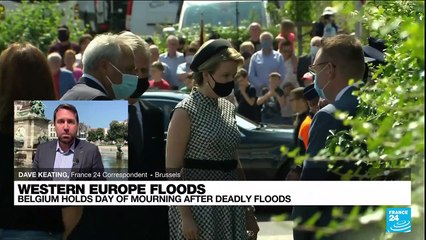 Belgium holds day of mourning after deadly European floods