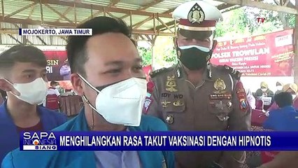 Mahasiswa di Mojokerto Dihipnotis Agar Tak Takut Disuntik Vaksin