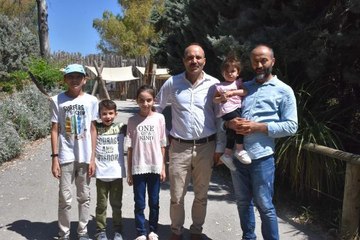 İzmir'in doğal yaşam parkında bayram yoğunluğu