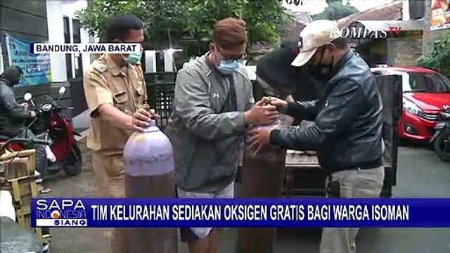 Kelurahan Babakan Sediakan Tabung Oksigen Gratis Bagi Warga yang Tengah Isoman