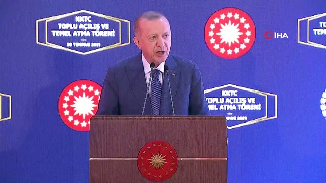- Cumhurbaşkanı Recep Tayyip Erdoğan, Lefkoşa’da gerçekleştirilen toplu açılış töreninde “Ada’nın eşit ve ortak sahibi olan Kıbrıs Türkleri, Rumların ambargosuna mahkum ediliyor“ dedi.
