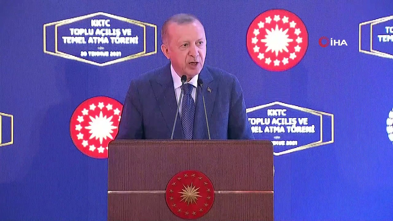 - Cumhurbaşkanı Recep Tayyip Erdoğan, Lefkoşa’da gerçekleştirilen toplu açılış töreninde “Ada’nın eşit ve ortak sahibi olan Kıbrıs Türkleri, Rumların ambargosuna mahkum ediliyor“ dedi.