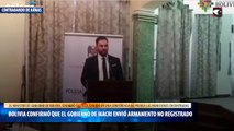 Bolivia confirmó que el gobierno de Macri envió armamento no registrado