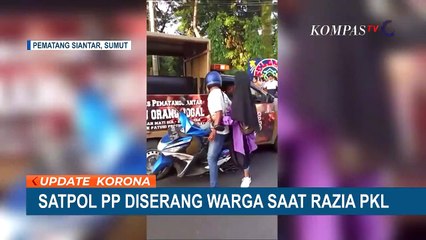 Tertibkan PKL, Satpol PP di Pemantang Siantar Diserang Warga
