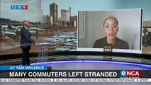 CT commuters stranded amid taxi violence