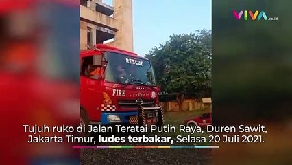 Kebakaran Ruko, Uang Ratusan Juta Hangus!