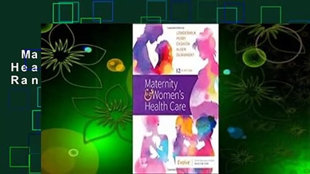 Maternity and Women's Health Care  Best Sellers Rank : #4