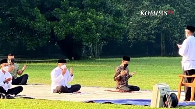 Diimami Paspampres, Begini Cara Jokowi Salat Idul Adha di Tengah PPKM Darurat
