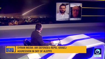 Syrian media: Air defenses repel Israeli aggression in sky of Aleppo