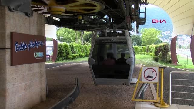 ORDU'DA BAYRAMIN İLK GÜNÜ TELEFERİK İÇİN KUYRUK OLUŞTURDULAR