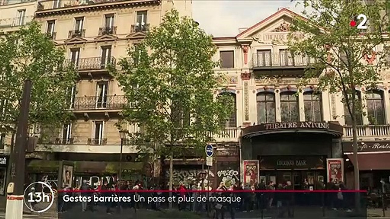 Covid-19 : avec un pass, plus de masques