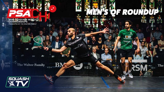 Squash: PSA World Championships 2020-21 - Men's QF Roundup [Pt.1]