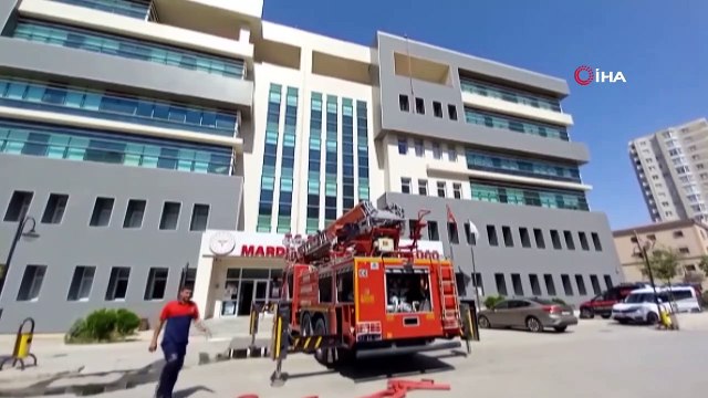 Mardin İl Sağlık Müdürlüğü'nde yangın
