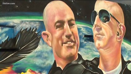 Jeff Bezos rides own rocket to space _ 11Alive anchors react to trip