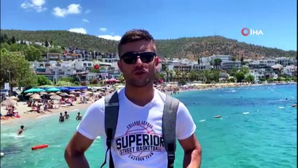 Karadan, denizden ve havadan Bodrum'a turist yağdı