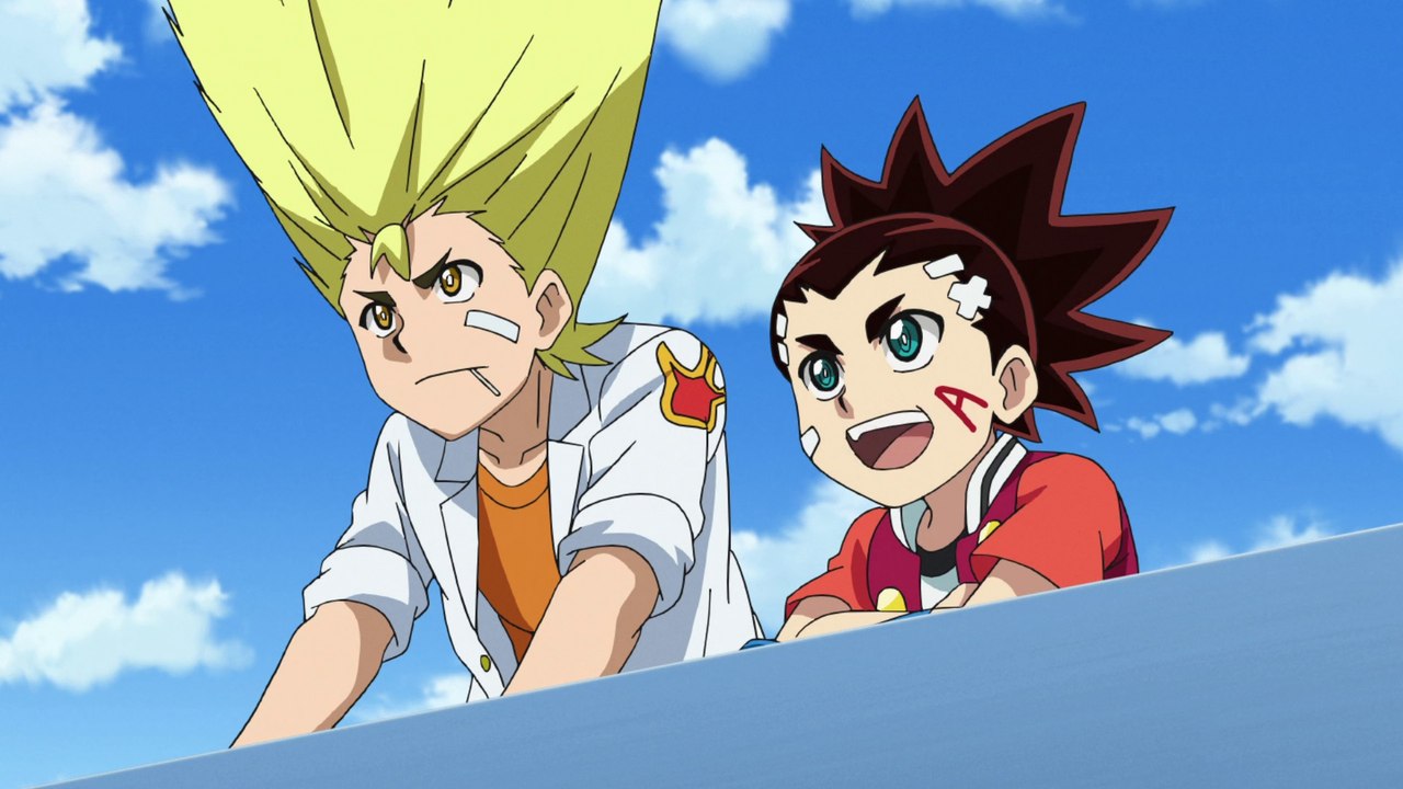 SHU KURENAI AND ASTRAL SPRIGGAN! Beyblade Burst DB Episode 20