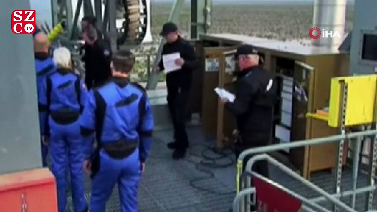 Milyarder iş insanı Jeff Bezoss uzaya çıktı