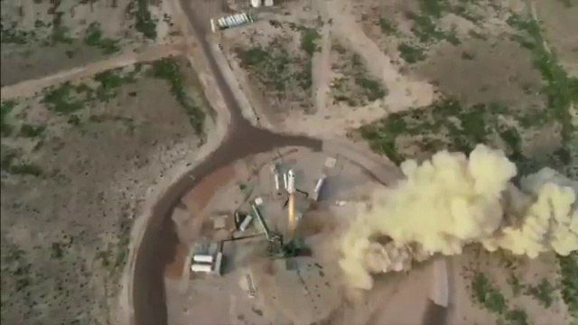 Décollage et atterrissage réussit de New Shepard avec Jeff Bezos