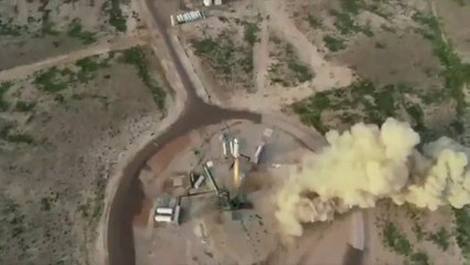 Décollage et atterrissage réussit de New Shepard avec Jeff Bezos
