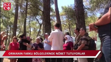Bayramı ormanda nöbet tutarak geçiriyorlar: Ormanlarımızı kurtarırsak asıl bayramı o zaman yapacağız