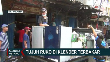 Terjadi Kebakaran 7 Ruko di Klender Jaktim