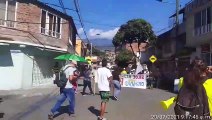 Así empiezan a salir manifestantes de Siloé