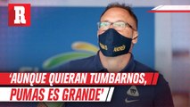 Andrés Lillini: 'Aunque quieran tumbarnos, Pumas es grande y tiene identidad'