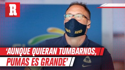 Andrés Lillini: 'Aunque quieran tumbarnos, Pumas es grande y tiene identidad'