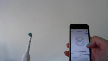 Les Numériques : Brosse à dents connectée Oral-B White Pro 7000, synchronisation des données