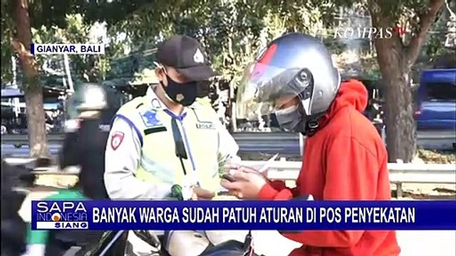 Banyak Warga Sudah Patuh Aturan di Pos Penyekatan PPKM Darurat