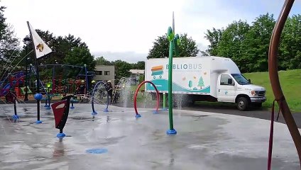 Les nouveaux jeux d'eau au Parc Vincent