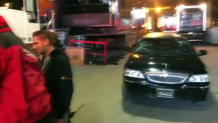 Dean Ambrose is rushed to a local medical facility