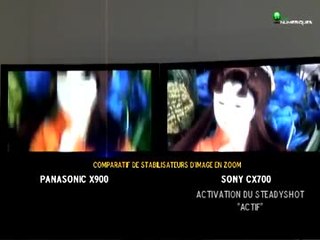 Stabilisateur d'image Power Hybrid+ du Panasonic X900