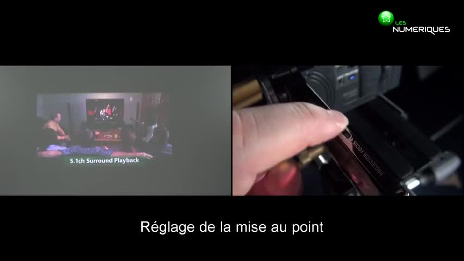 Sony HDR-PJ30 : démo du projecteur vidéo - Vidéo Dailymotion