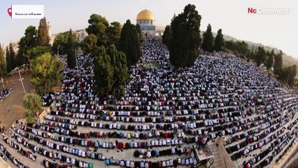 Opferfest in Jerusalem: Clowns an der Al-Aqsa-Moschee