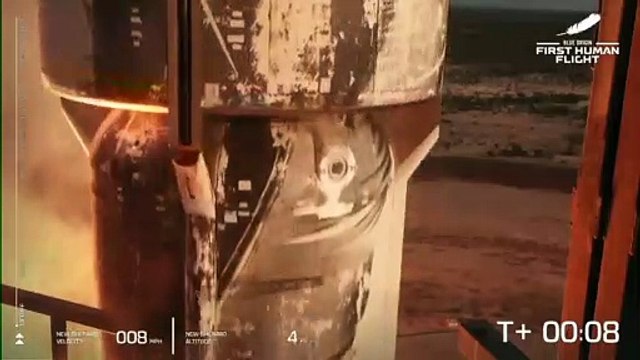 Spazio: completato con successo il primo volo Blue Origin, a bordo anche Jeff Bezos