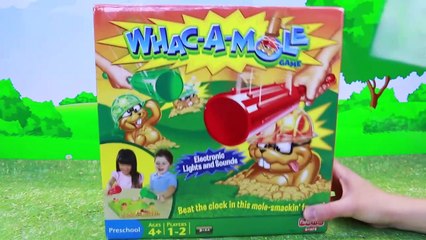 Whac A Mole Fun Board Game Challenge ❤ Whack Moles Family Game Night Toy + Surprises Disne (2)