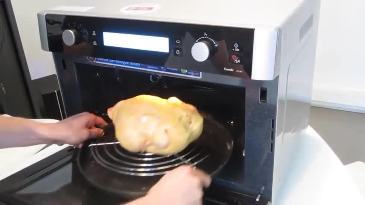 Les Numériques : Four multifonctions Samsung CP1395-ES, lancement de la cuisson