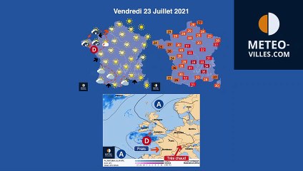 previsions meteo du mardi 20 juillet 2021