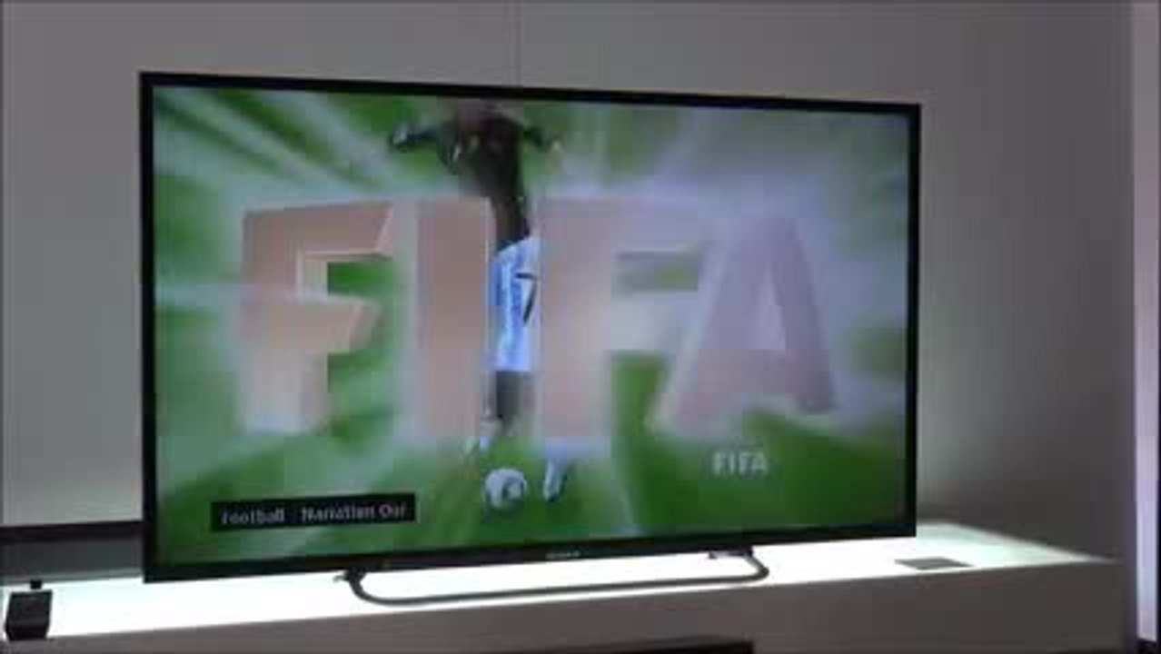 tv sony 2013 foot