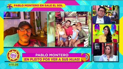 Pablo Montero exige en vivo que su ex lo deje ver a sus hijas
