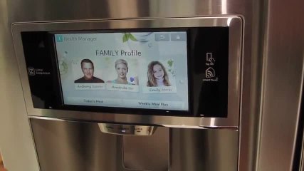 Les Numériques : LG, réfrigérateur connecté à l'IFA 2013