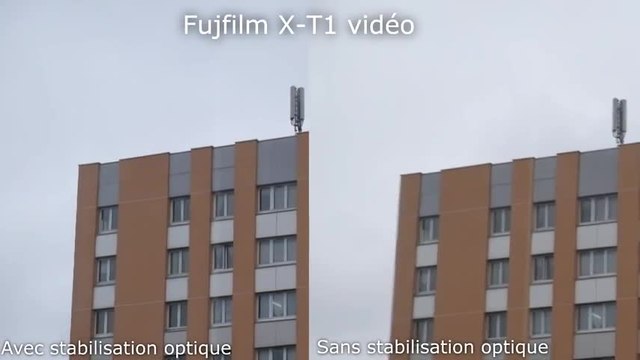 Fujifilm X-T1 test de la stabilisation optique en vidéo : 18-55 mm f/2,8-4 OIS