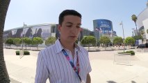 E3 2014, J-1, devant le Convention center de Los Angeles