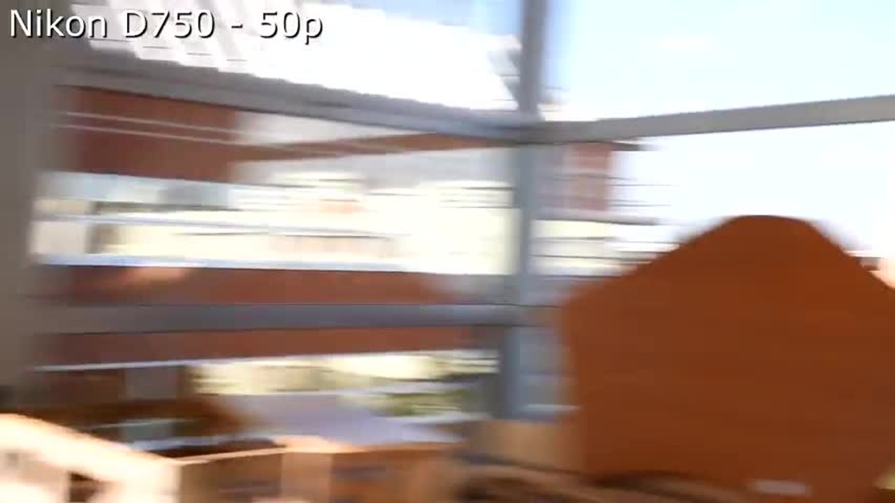 Nikon D750 rolling shutter