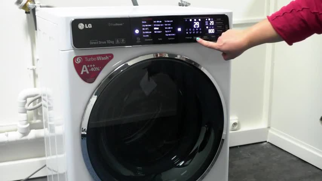 Les Numériques : Lave-linge LG F14952WHS avec connectivité NFC
