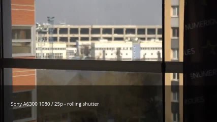 Test Sony A6300 rolling shutter vidéo