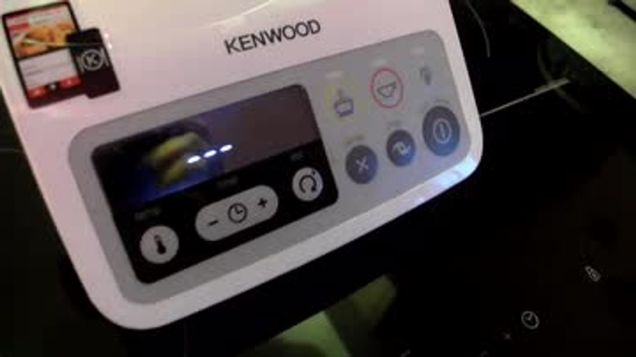 Les Numériques : Robot cuiseur multifonctions Kenwood kCook test, panneau de commande